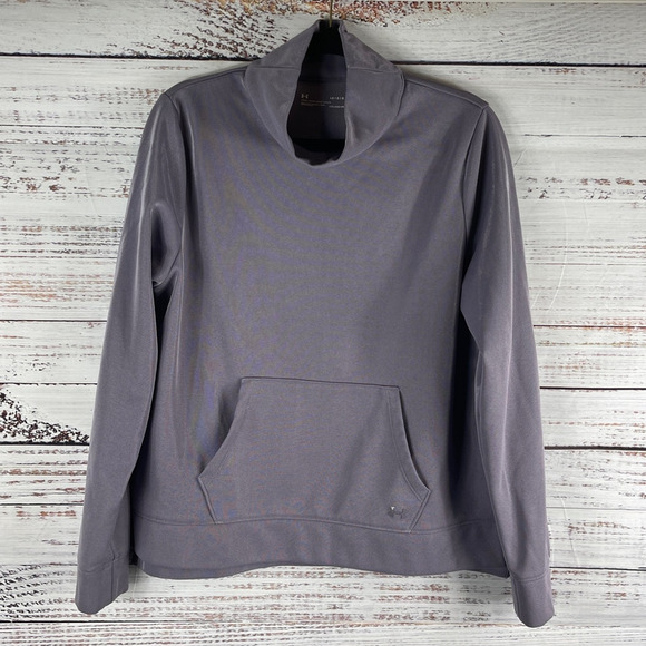 Under Armour Women's Size L Fleece Mirage Mock Neck Pullover Top - Picture 1 of 6
